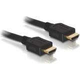 Begge stik - HDMI-kabler - Sort DeLock HDMI-A 19 Pin High Speed with Ethernet 3m