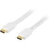 Flad - HDMI-kabler Deltaco Gold Flat HDMI - HDMI Standard Speed with Ethernet 10m
