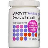 Apovit C-vitaminer Vitaminer & Mineraler Apovit Gravid Multi 100 stk