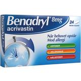 Smerter & Feber Håndkøbsmedicin Benadryl 8mg 24 stk Kapsel