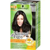 Sorte Permanente hårfarver Schwarzkopf Natural & Easy #590 Ebenholts Svart