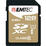 128 GB - SDXC Hukommelseskort & USB Stik Emtec Gold+ SDXC UHS-I U1 85MB/s 128GB