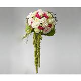 Roser blomster Blomster til bryllup Bridal Bouquet with Tail Stor buket