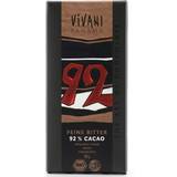 Chokolade Vivani Mørk Chokolade med 92% kakao 80g