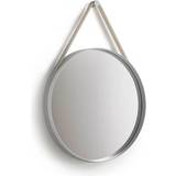 Oval - Silikone Brugskunst Hay Strap Vægspejl 50cm