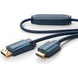 ClickTronic High Speed (4K) Kabler ClickTronic Casual HDMI High Speed - DisplayPort 2m