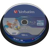25 GB - Blu-ray Optisk lagring Verbatim BD-R 25GB 6x Spindle 10-Pack Inkjet