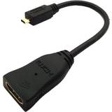 Accell HDMI Kabler Accell Micro HDMI - HDMI High Speed with Ethernet Adapter M-F