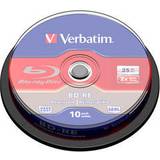Printable Verbatim BD-RE No ID Brand 25GB 6x Spindle 25-Pack Wide Printable