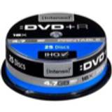 Intenso DVD Optisk lagring Intenso DVD+R 4.7GB 16x Spindle 25-Pack Inkjet