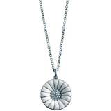 Georg Jensen Daisy Large Necklace - Silver/White