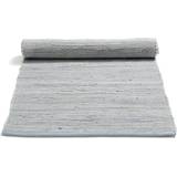 Rug Solid Cotton Hvid 140x200cm