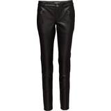 14 - Skind Bukser & Shorts Gestuz Ada Leather Pant - Black