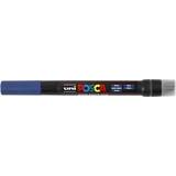 Blå Pensler Uni Posca PCF-350 Brush Tip Blue