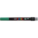 Grøn Pensler Uni Posca PCF-350 Brush Tip Green