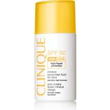 Flasker Solcremer Clinique Mineral Sunscreen Fluid for Face SPF50 30ml