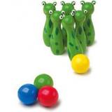Trælegetøj Bowling Legler Skittles Frog