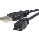 PVC - USB A-USB Micro-B - USB-kabel Kabler StarTech USB A-USB Micro-B 2.0 1m