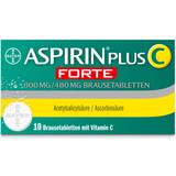 Acetylsalicylsyre Håndkøbsmedicin Aspirin Plus C Forte 10 stk Brusetablet