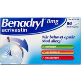 Smerter & Feber Håndkøbsmedicin Benadryl 8mg 96 stk Kapsel
