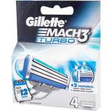 Gillette barberblade mach3 turbo Gillette Mach3 Turbo 4-pack