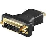 DVI - Han – Hun - Kabeladaptere Kabler Wentronic HDMI - DVI-D Adapter