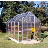 Drivhus 5 m2 Halls Greenhouses Popular 86 5m² 4mm Aluminium Polycarbonat
