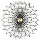 Messing - Rund Ure Vitra Sunflower Vægur 75cm