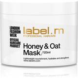 Label.m Slidt hår Hårkure Label.m Honey & Oat Treatment Mask 120ml