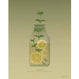 Vissevasse Lemonade Plakat 15x21cm