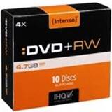Dvd rw medie Intenso DVD+RW 4.7GB 4x Slimcase 10-Pack
