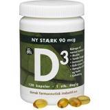 D-vitaminer Vitaminer & Mineraler DFI D3 Vitamin 90mcg 120 stk