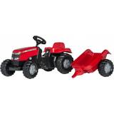 Pedalbiler Rolly Toys Massey Ferguson Traktor & Trailer