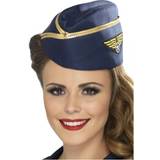 Blå Hatte Kostumer Smiffys Stewardesse Hat