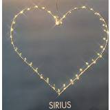 Julebelysning Sirius Liva Heart Julelampe 26cm
