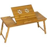 Bambus - Sammenklappelige Møbler tectake 401654 Sengebord 26x35cm