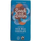 Seed and Bean Slik & Kager Seed and Bean Økologisk Mælkechokolade Bar 85g