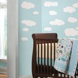 RoomMates White Clouds Wall Decals