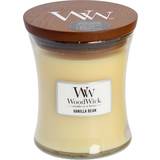 Woodwick Gul Lysestager, Lys & Dufte Woodwick Vanilla Bean Medium Duftlys 274.9g