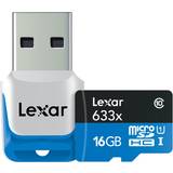Lexar Media U1 Hukommelseskort Lexar Media MicroSDHC UHS-I U1 16GB (633x)