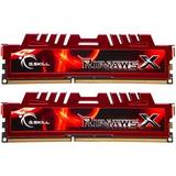 G.Skill DDR3 - Rød RAM G.Skill RipjawsX DDR3 1600MHz 2x8GB (F3-12800CL10D-16GBXL)