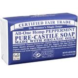 Normal hud Kropssæber Dr. Bronners Pure Castile Bar Soap Peppermint