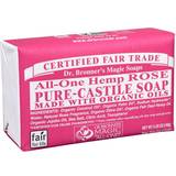 Dr. Bronners Kropssæber Dr. Bronners Pure Castile Bar Soap Rose 140g