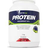 Hindbær Proteinpulver Better You Ärt & Havreprotein Jordgubb/Hallon 1 kg