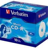 CD Optisk lagring Verbatim CD-R 700MB 16x Jewelcase 10-Pack