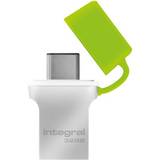 Integral 32 GB Hukommelseskort & USB Stik Integral Fusion 32GB USB 3.0 Type-A/Type-C