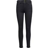 26 - Dame - Sort Jeans Lee Scarlett High Jeans - Black Rinse