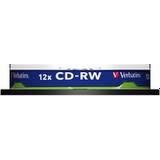 Optisk lagring Verbatim CD-RW 700MB 12x Spindle 10-Pack