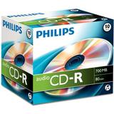 Philips Optisk lagring Philips CD-R 700MB Jewelcase 10-Pack