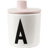 Blå Krus Design Letters Drink Lid for Melamin Cup